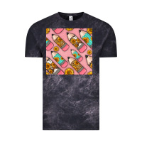 Cloud Black western pencil seamless pattern Vintage Tee - BundleAndBundleShop