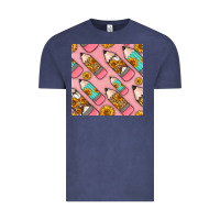 Western Pencil Seamless Pattern Vintage Tee | Teevron