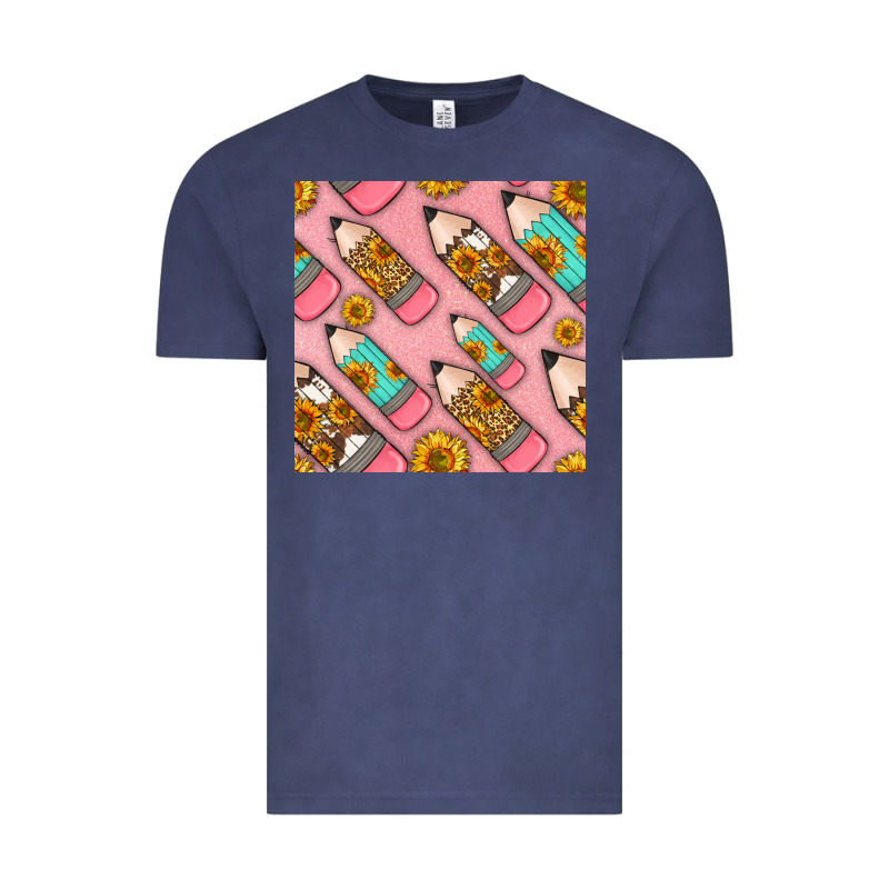 Western Pencil Seamless Pattern Vintage Tee by BundleAndBundleShop | Teevron