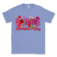 Colony Blue Be Mine Valentines Day Classic Tee - CowhideDigitalArt
