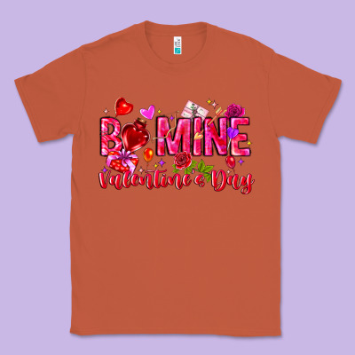 Be Mine Valentines Day Classic Tee Designed By Cowhidedigitalart