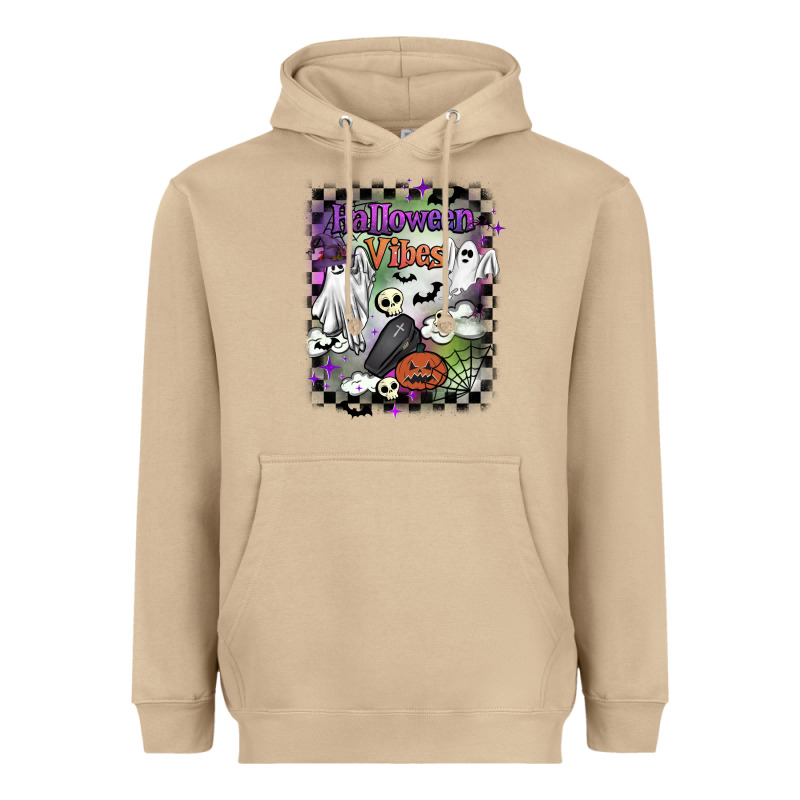 Halloween Vibes Heavyweight Hoodie by BarkalooDesign | Teevron