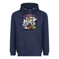 Navy halloween vibes Heavyweight Hoodie - BarkalooDesign