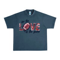 Midnight Navy football love of the game Urban Heavy Tee - JahusDesignShop