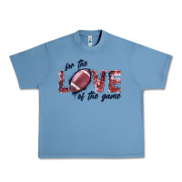 Pebble Blue football love of the game Urban Heavy Tee - JahusDesignShop