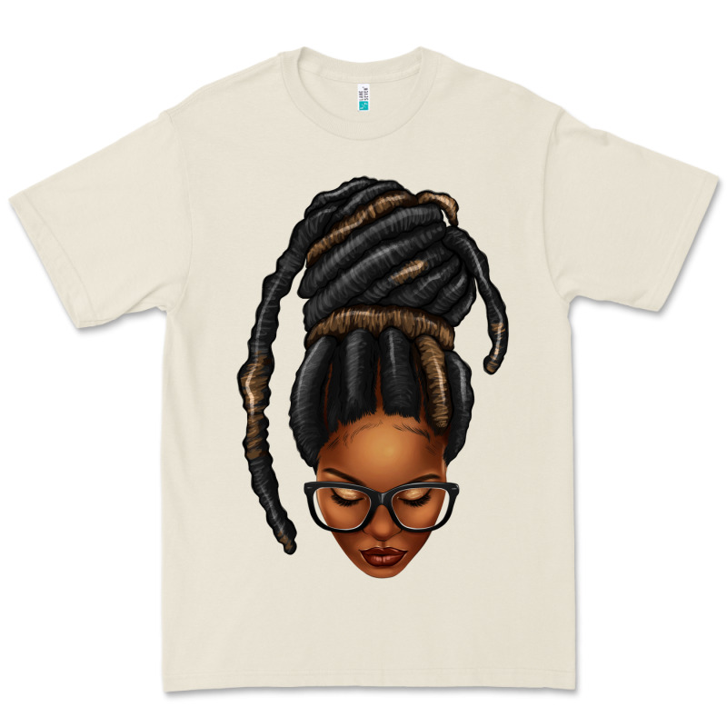 Afro Woman Faux Jumbo Locs Premium Tee by texasbilliewilder | Teevron