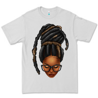 Dove Grey afro woman faux jumbo locs Premium Tee - texasbilliewilder