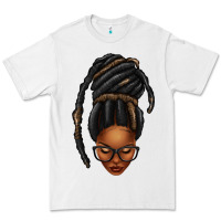 White afro woman faux jumbo locs Premium Tee - texasbilliewilder