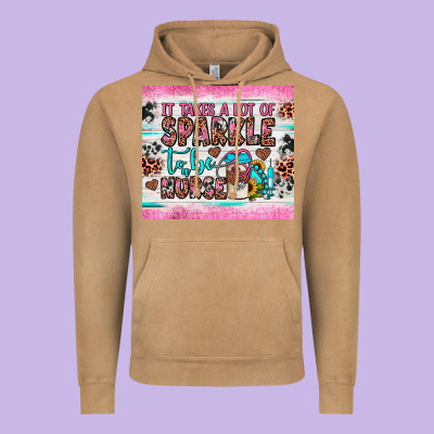 It Takes A Lot Of Sparkle To Be A Nurse Vintage Hoodie Designed By Jahusdesignshop