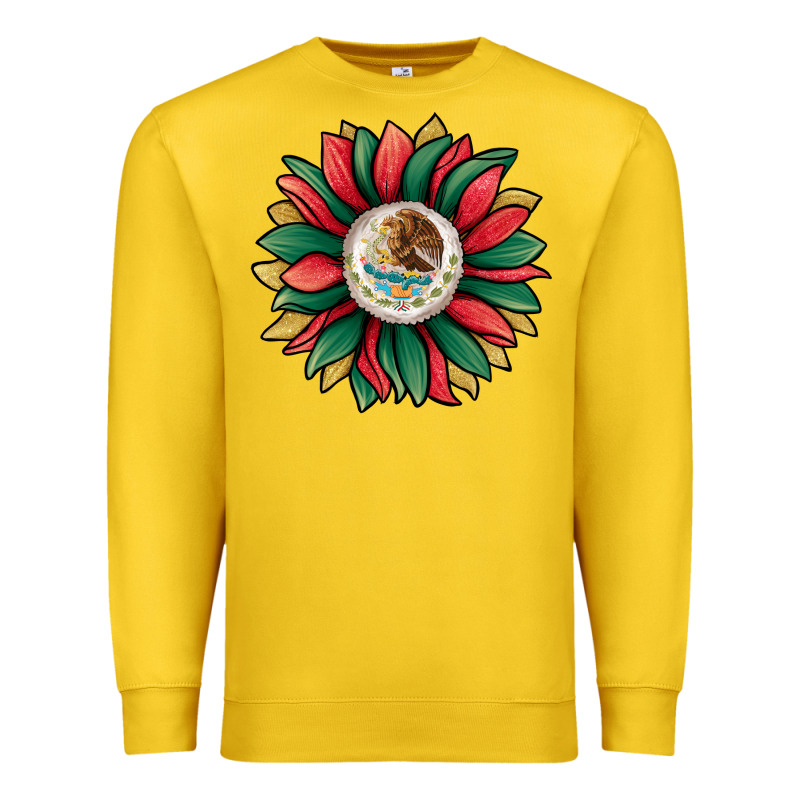 Mexican Sunflower Premium Sweatshirt by Jasminsmagicworld | Teevron