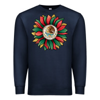 Navy mexican sunflower Premium Sweatshirt - Jasminsmagicworld