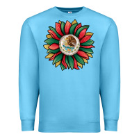 Ocean Blue mexican sunflower Premium Sweatshirt - Jasminsmagicworld