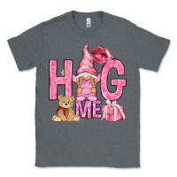 Charcoal Heather hug me with gnome Classic Tee - NancyCooperArtShop
