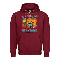 Burgundy bind my wandering heart to thee Zipper Hoodie - MaliasSmallBusiness