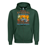 Sports Green bind my wandering heart to thee Zipper Hoodie - MaliasSmallBusiness