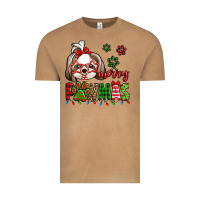 Vintage Camel merry pawmas christmas shih tzu Vintage Tee - Jasminsmagicworld