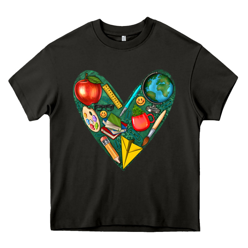 Teacher  Heart Heavy Core Tee by texasbilliewilder | Teevron