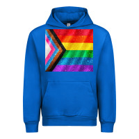 Cobalt Pride flag Urban Hoodie - CowGirlArtShop