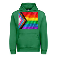 Emerald Pride flag Urban Hoodie - CowGirlArtShop