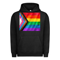 Pigment Black Pride flag Urban Hoodie - CowGirlArtShop