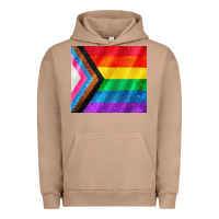 Pigment Burro Pride flag Urban Hoodie - CowGirlArtShop