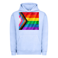 Pigment Grape Ice Pride flag Urban Hoodie - CowGirlArtShop