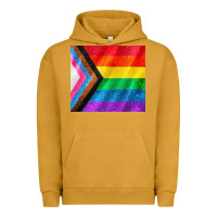 Pigment Peanut Butter Pride flag Urban Hoodie - CowGirlArtShop