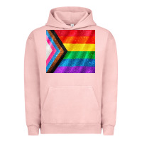 Pigment Salmon Pride flag Urban Hoodie - CowGirlArtShop