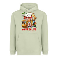 Matcha baker life gnome Heavyweight Hoodie - BarkalooDesign