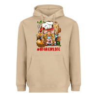 Mushroom baker life gnome Heavyweight Hoodie - BarkalooDesign