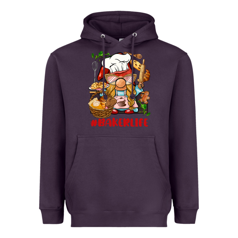Baker Life Gnome Heavyweight Hoodie by BarkalooDesign | Teevron