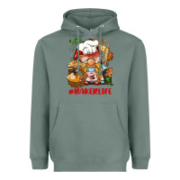 Sage baker life gnome Heavyweight Hoodie - BarkalooDesign