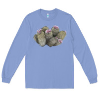 Colony Blue cob beehive cactus Long Sleeve Tee - LillyAllenDesigns