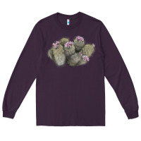 Plum cob beehive cactus Long Sleeve Tee - LillyAllenDesigns