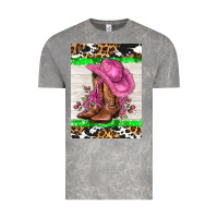 Cloud Rock cowgitl hat and roses Vintage Tee - AdoDesignShop
