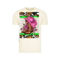 Vintage Arctic cowgitl hat and roses Vintage Tee - AdoDesignShop