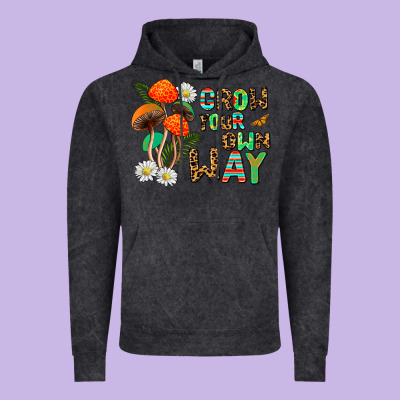 Grow Your Own Way Vintage Hoodie Designed By Adodesignshop