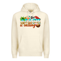 Sandshell the beach is calling Premium Hoodie - NancyCooperArtShop
