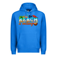 True Royal the beach is calling Premium Hoodie - NancyCooperArtShop