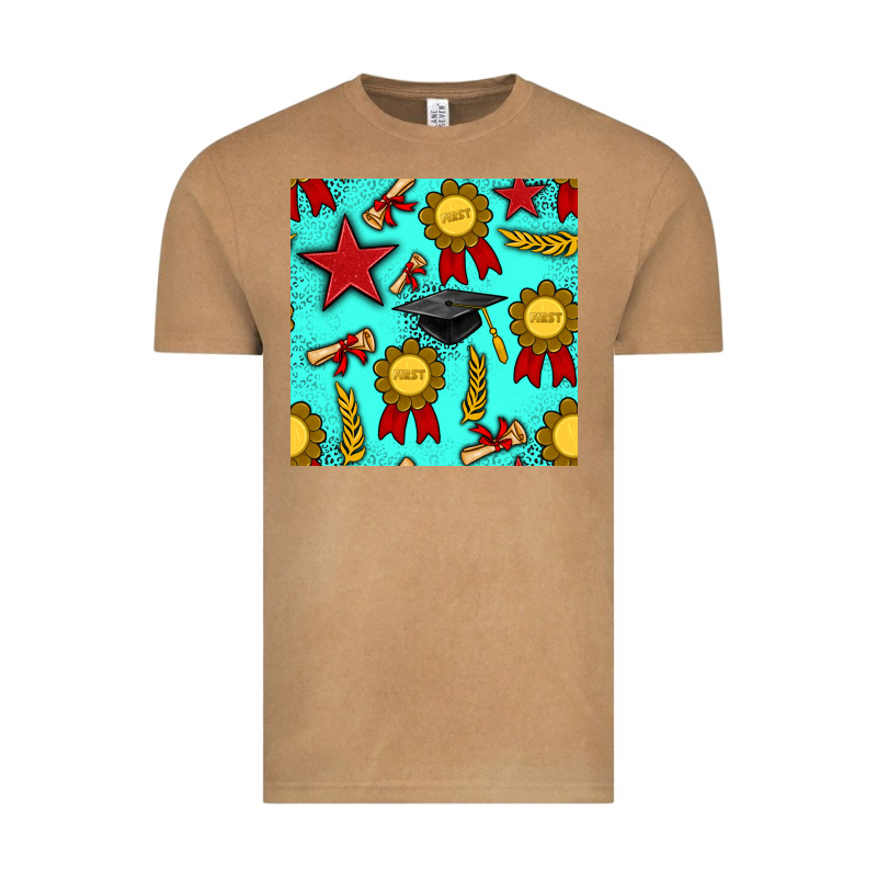 Graduation Seamless Pattern Vintage Tee by BundleAndBundleShop | Teevron