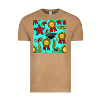 Vintage Camel graduation seamless pattern Vintage Tee - BundleAndBundleShop
