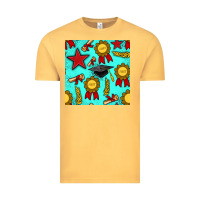 Vintage Mustard graduation seamless pattern Vintage Tee - BundleAndBundleShop
