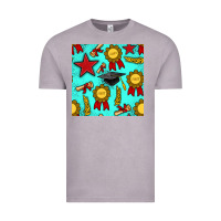 Vintage Zinc graduation seamless pattern Vintage Tee - BundleAndBundleShop