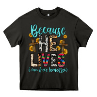 Asphalt because he lives i can face tomorrow Heavy Core Tee - Zillion Design Studio