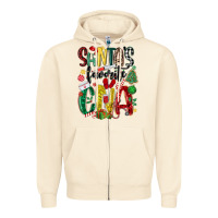 Sandshell santas favorite cna nurse Zipper Hoodie - MaliasSmallBusiness