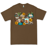 Cacao bull skull coffee cups Premium Tee - Zillion Design Studio
