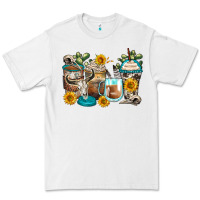 White bull skull coffee cups Premium Tee - Zillion Design Studio
