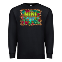 Black mini cita serape background Premium Sweatshirt - BarkalooDesign
