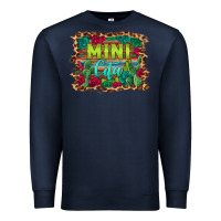 Navy mini cita serape background Premium Sweatshirt - BarkalooDesign