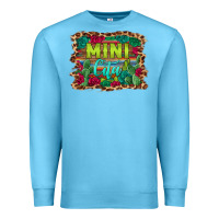 Ocean Blue mini cita serape background Premium Sweatshirt - BarkalooDesign